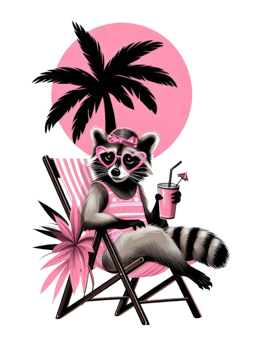 Pink Raccoon